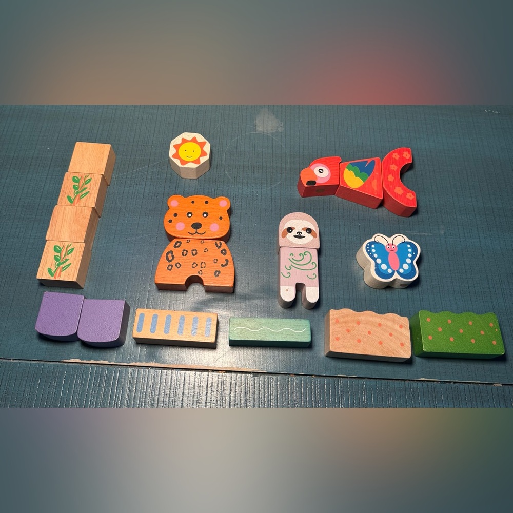 Safari Jungle mini wooden puzzle
